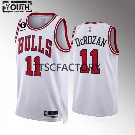 Maillot Enfant Chicago Bulls DeMar DeRozan 11 Nike 2022-23 Association Edition Blanc Swingman